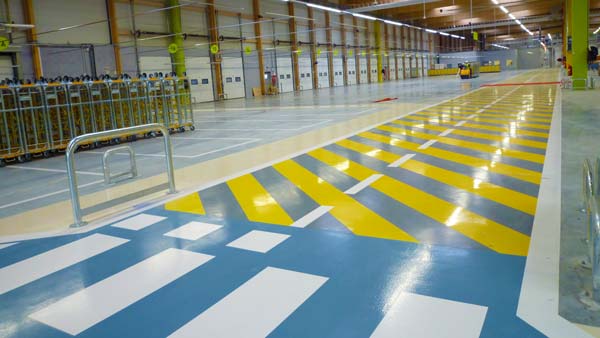 Peinture epoxy pour sol industriel et parking